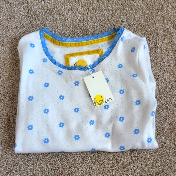 ♥️NWT♥️ BODEN GIRLS PONTIELLE SHIRT - Picture 6 of 6